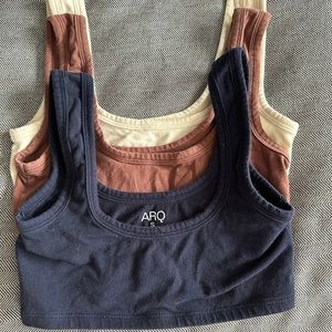 Arq wide strap bras. Excellent condition